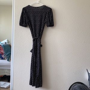 Long dress with polka dots